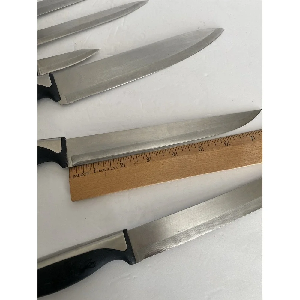 Henckels International Synergy Knife Lot of 7 Chef Carving‎ Utility Serrated